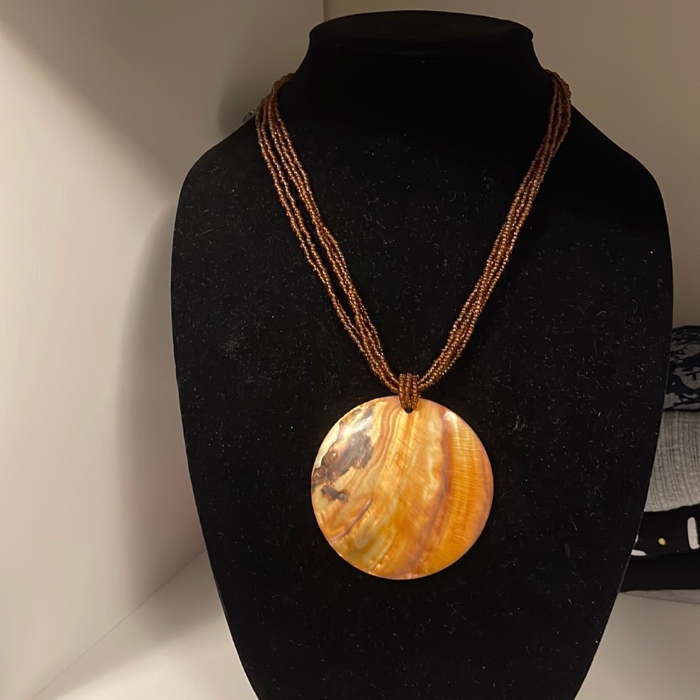 A seashell necklace for the upcoming summer!